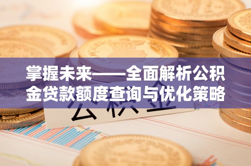 泾阳掌握未来——全面解析公积金贷款额度查询与优化策略