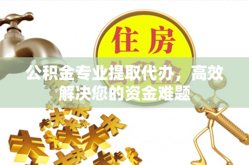 泾阳公积金专业提取代办，高效解决您的资金难题