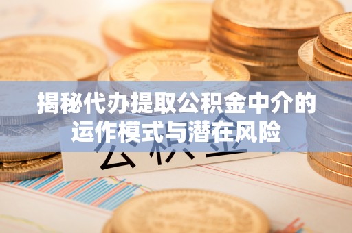 泾阳揭秘代办提取公积金中介的运作模式与潜在风险