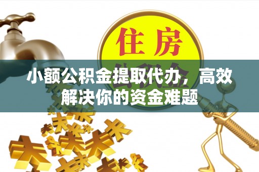 泾阳小额公积金提取代办，高效解决你的资金难题