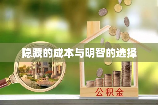 泾阳隐藏的成本与明智的选择