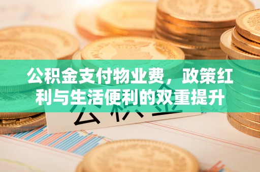 泾阳公积金支付物业费，政策红利与生活便利的双重提升