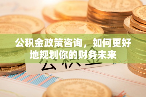 泾阳公积金政策咨询，如何更好地规划你的财务未来