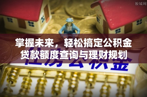 泾阳掌握未来，轻松搞定公积金贷款额度查询与理财规划