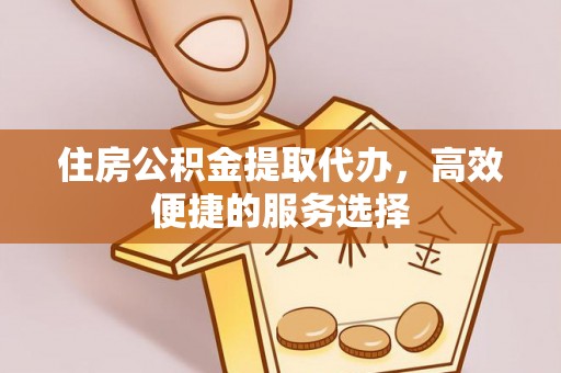 泾阳住房公积金提取代办，高效便捷的服务选择
