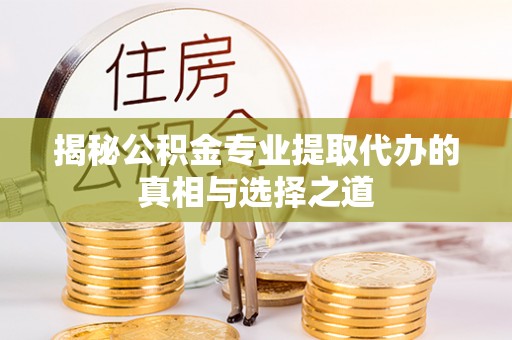 泾阳揭秘公积金专业提取代办的真相与选择之道