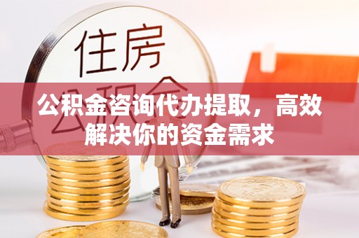 泾阳公积金咨询代办提取，高效解决你的资金需求