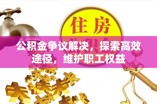 泾阳公积金争议解决，探索高效途径，维护职工权益