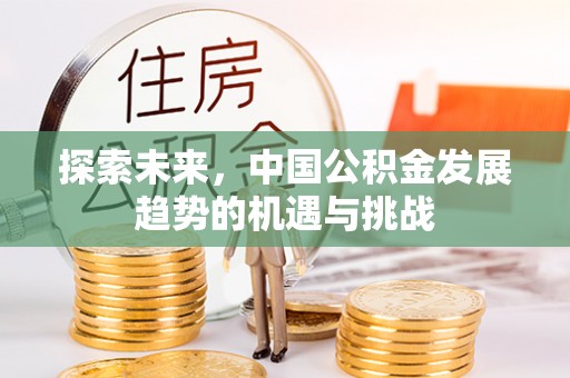 泾阳探索未来，中国公积金发展趋势的机遇与挑战