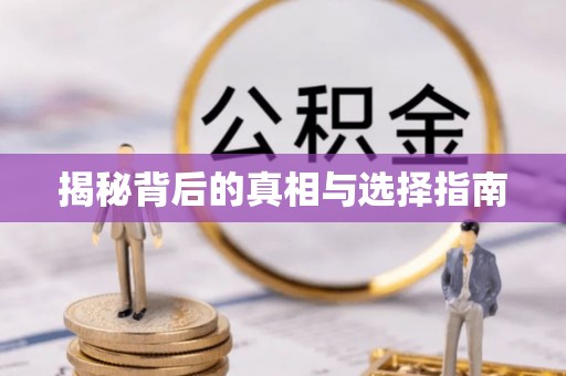 泾阳揭秘背后的真相与选择指南
