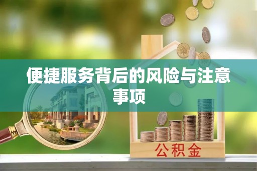 泾阳便捷服务背后的风险与注意事项